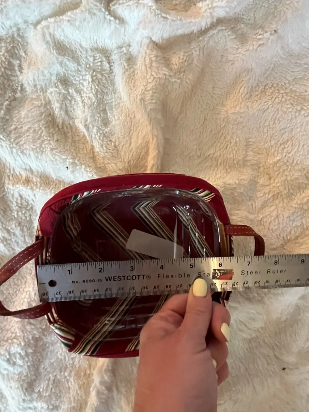 Longaberger 2005 Red Christmas Tree Trimming Basket mini